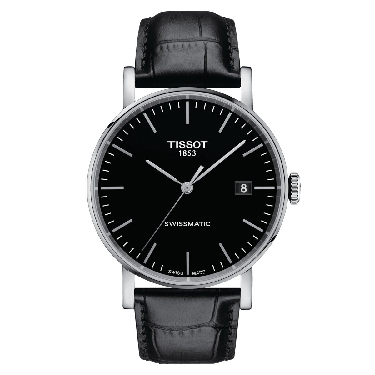 Tissot Mens Watch Everytime Swissmatic 40mm Black T1094071605100 -korean beauty