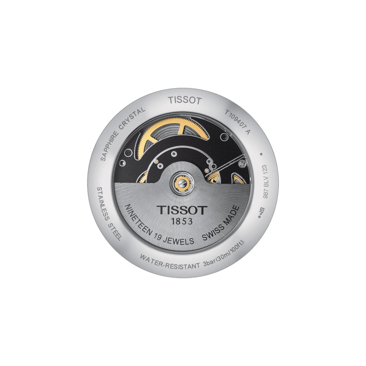 Tissot Mens Watch Everytime Swissmatic 40mm Black T1094071605100 -korean beauty