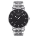 Tissot Mens Watch Everytime 42mm Black Silver T1096101107700 -korean beauty