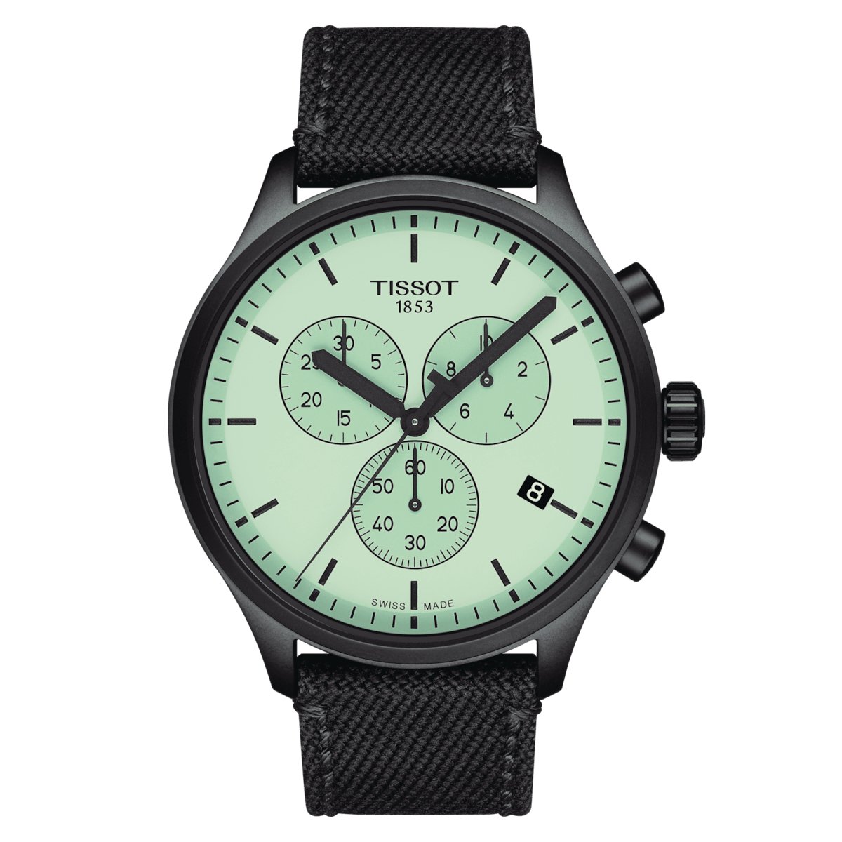 Tissot Mens Watch Tissot Chrono Xl 45mm Green Black T1166173709100 -korean beauty