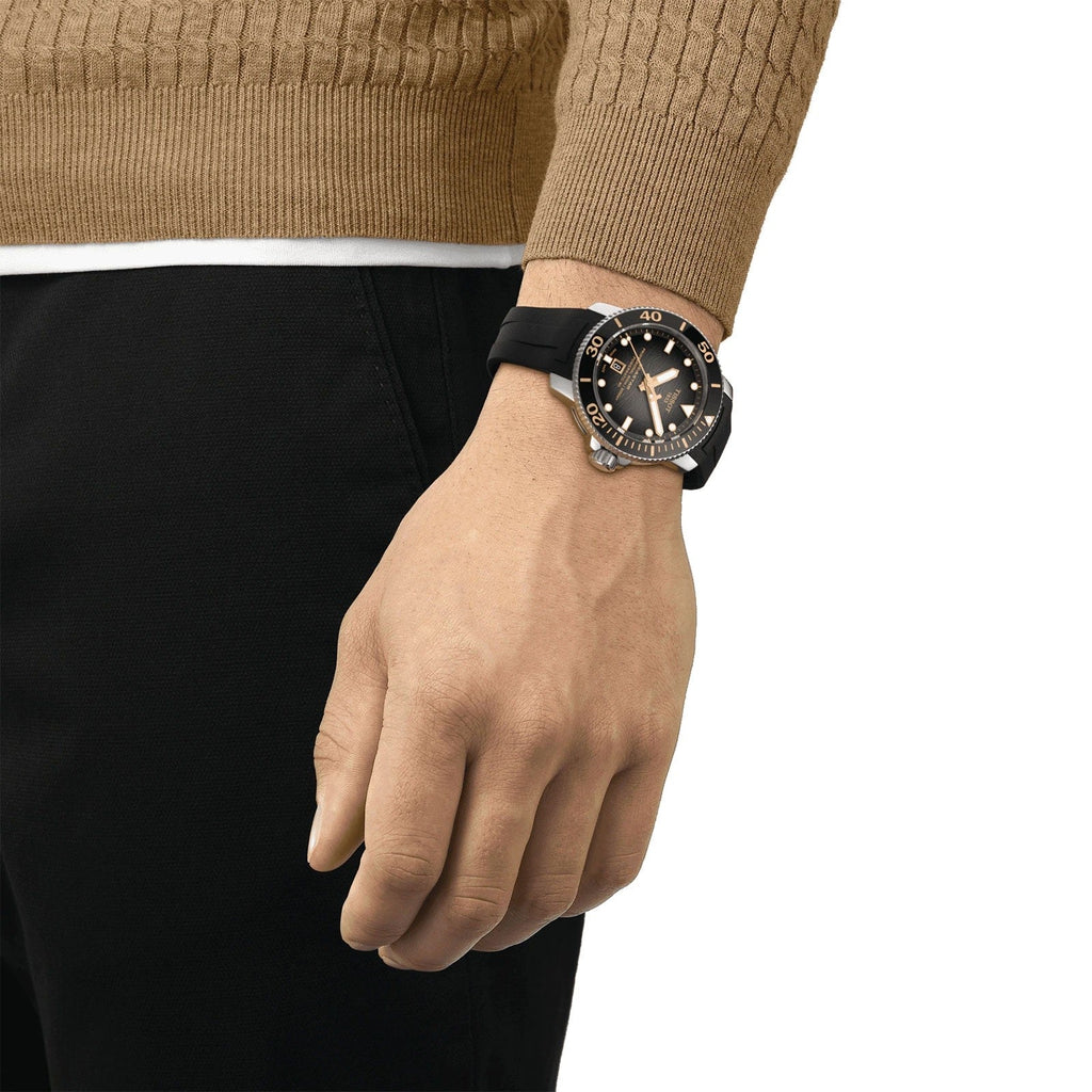 Tissot Seastar 2000 Professional Powermatic 80 Black Rubber T120.607.17.441.01 -korean beauty