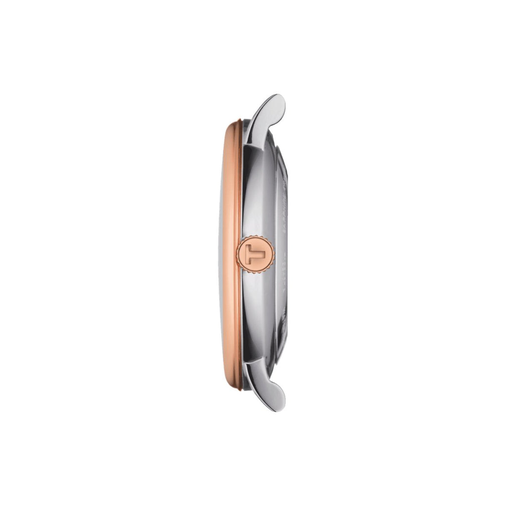 Tissot Mens Watch Carson Auto Powermatic 80 Premium 40mm Steel Rose T1224072203300 -korean beauty
