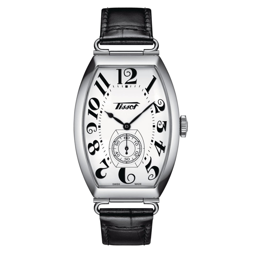 Tissot Ladies Watch Heritage Porto Hand Wind Black White T1285051601200 -korean beauty