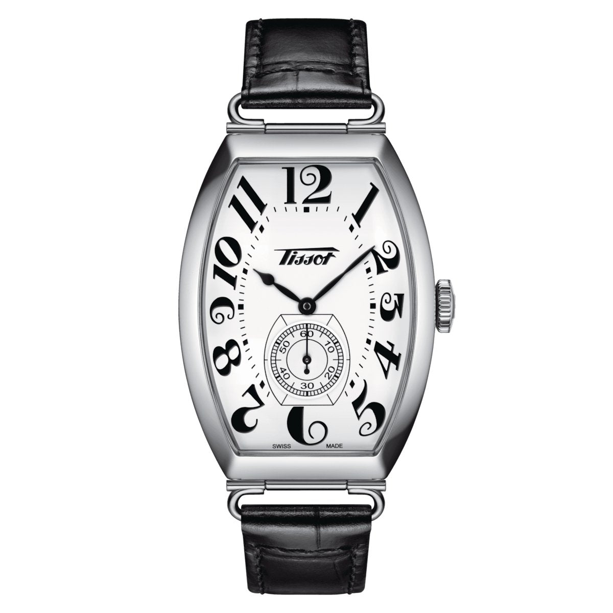 Tissot Ladies Watch Heritage Porto Hand Wind Black White T1285051601200 -korean beauty