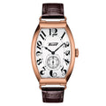 Tissot Ladies Watch Heritage Porto Hand Wind White Brown T1285053601200 -korean beauty