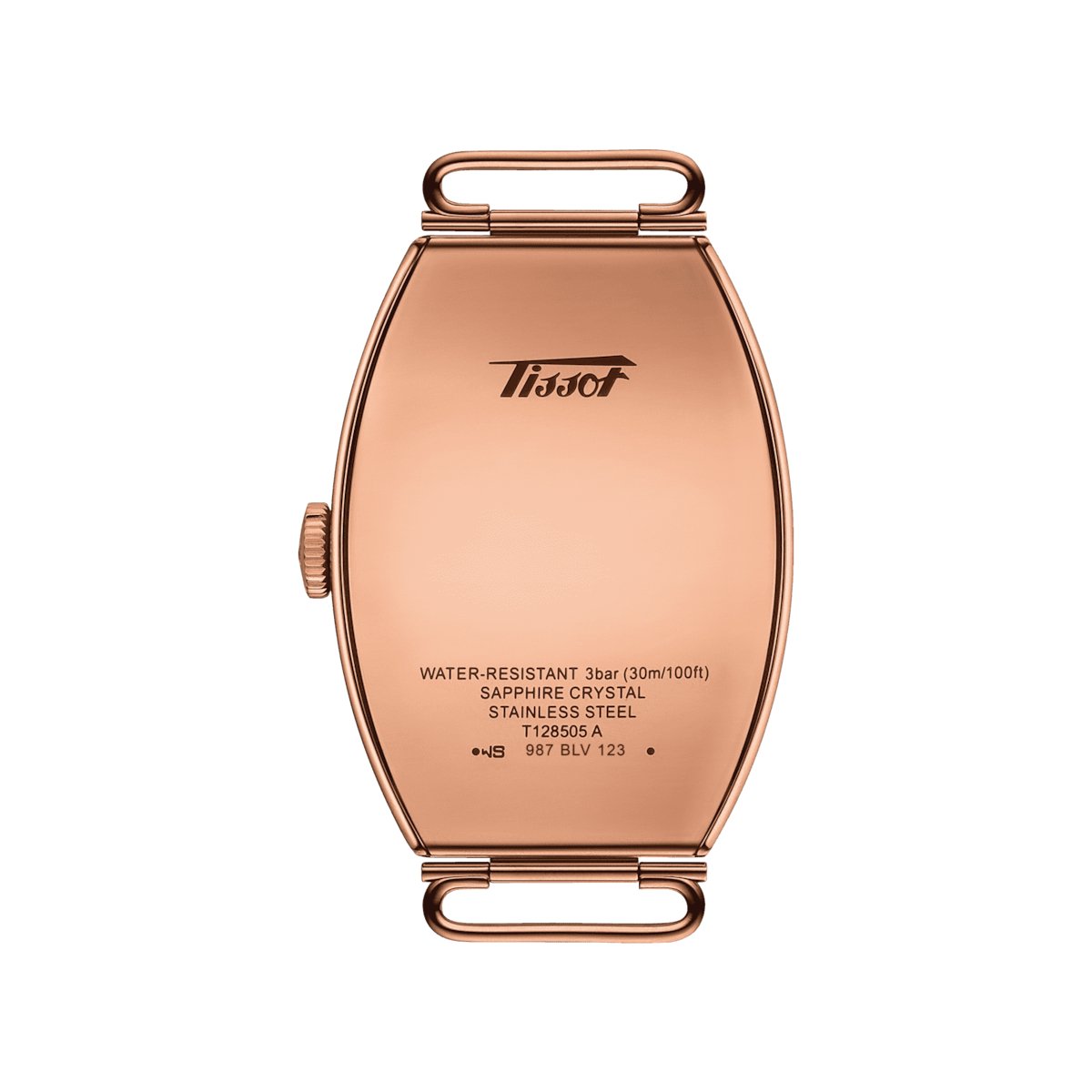 Tissot Ladies Watch Heritage Porto Hand Wind White Brown T1285053601200 -korean beauty