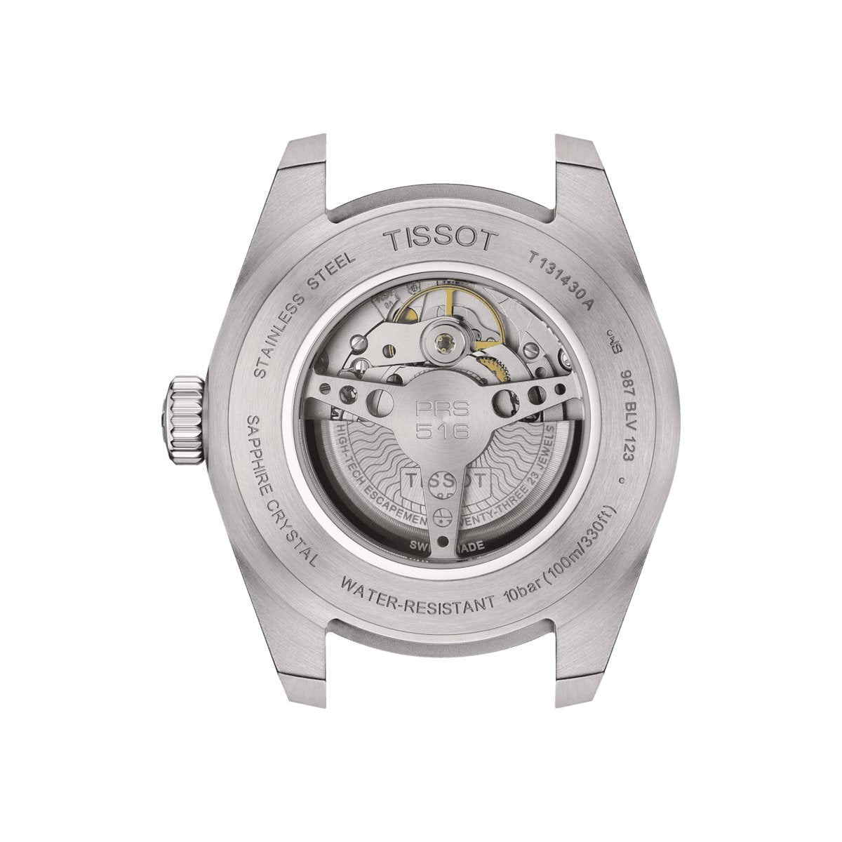Tissot Mens Watch Prs 516 Automatic 42mm Powermatic 80 Silver Brown T1314301603200 -korean beauty