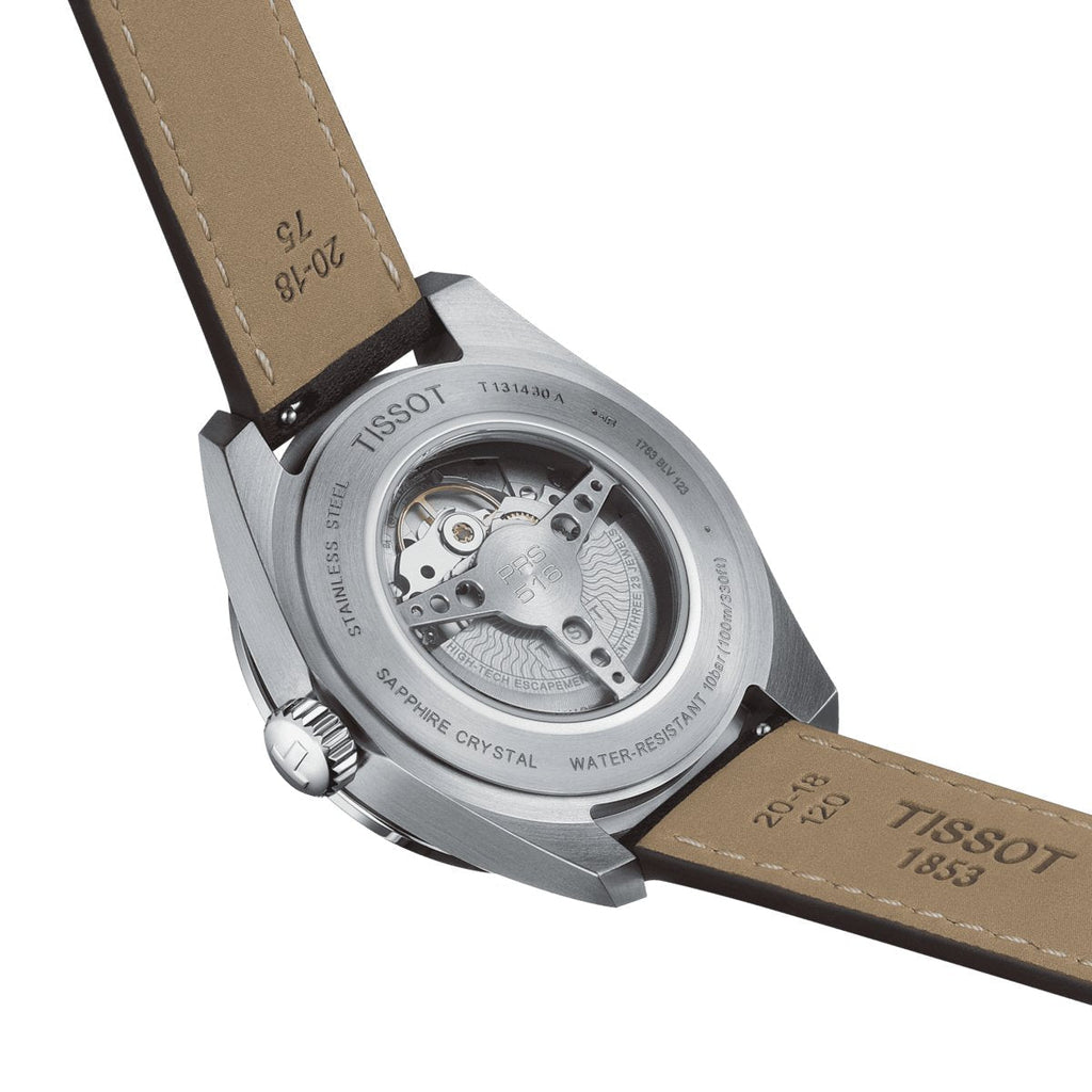 Tissot Mens Watch Prs 516 Automatic 42mm Powermatic 80 Silver Brown T1314301603200 -korean beauty