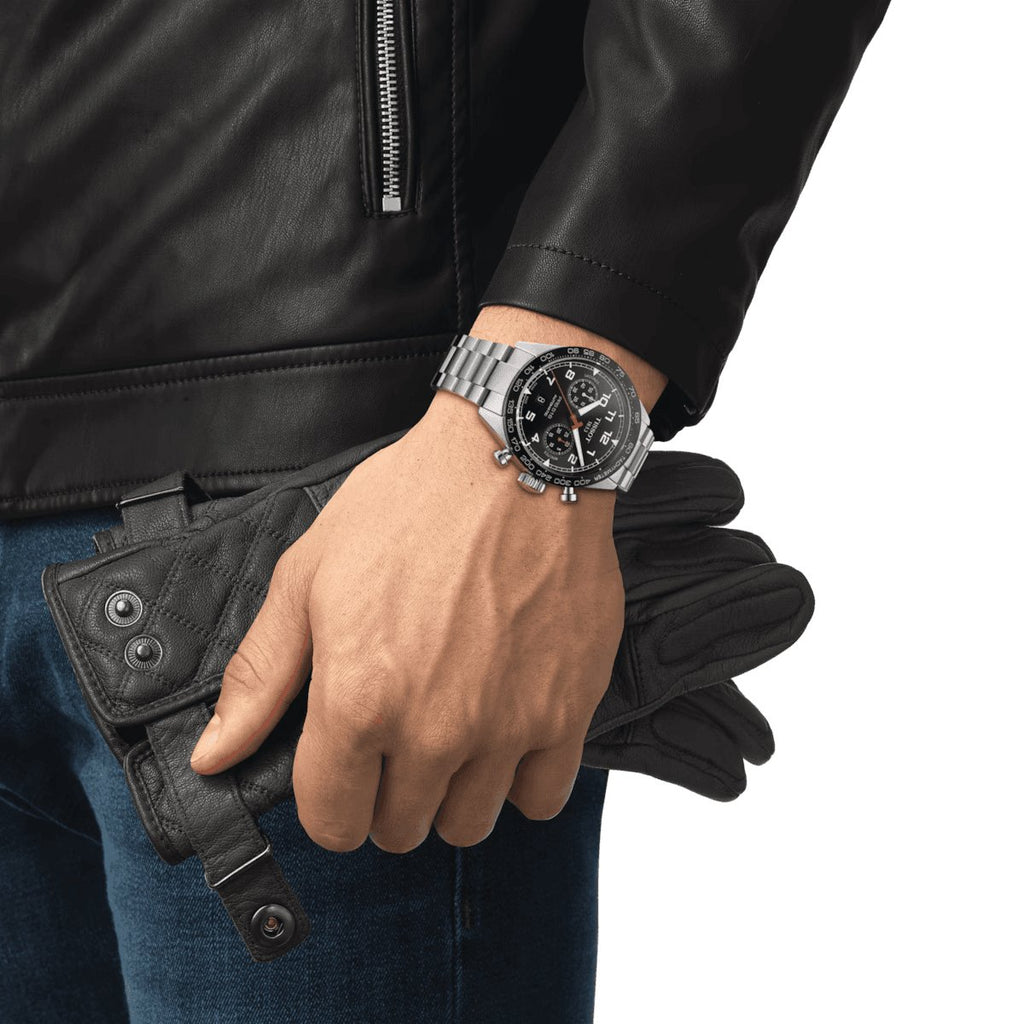 Tissot Mens Chronograph Watch Prs 516 Steel Black T1316271105200 -korean beauty