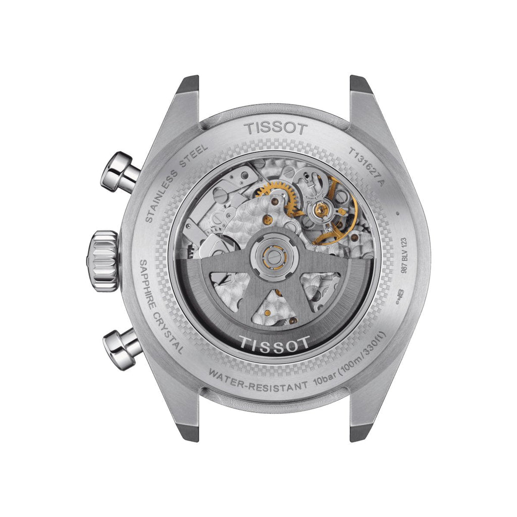 Tissot Mens Watch Prs 516 Automatic Chronograph 45mm Black Steel T1316271604200 -korean beauty