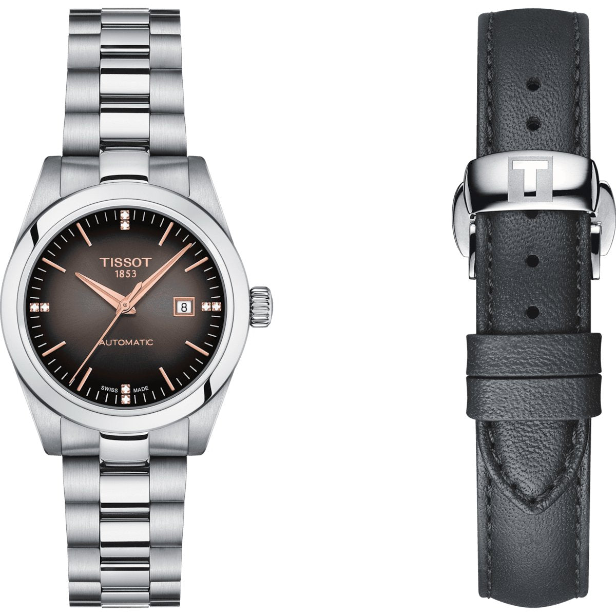 Tissot Ladies Watch My Lady Automatic 29 3mm Anthracite 7611608298039 -korean beauty