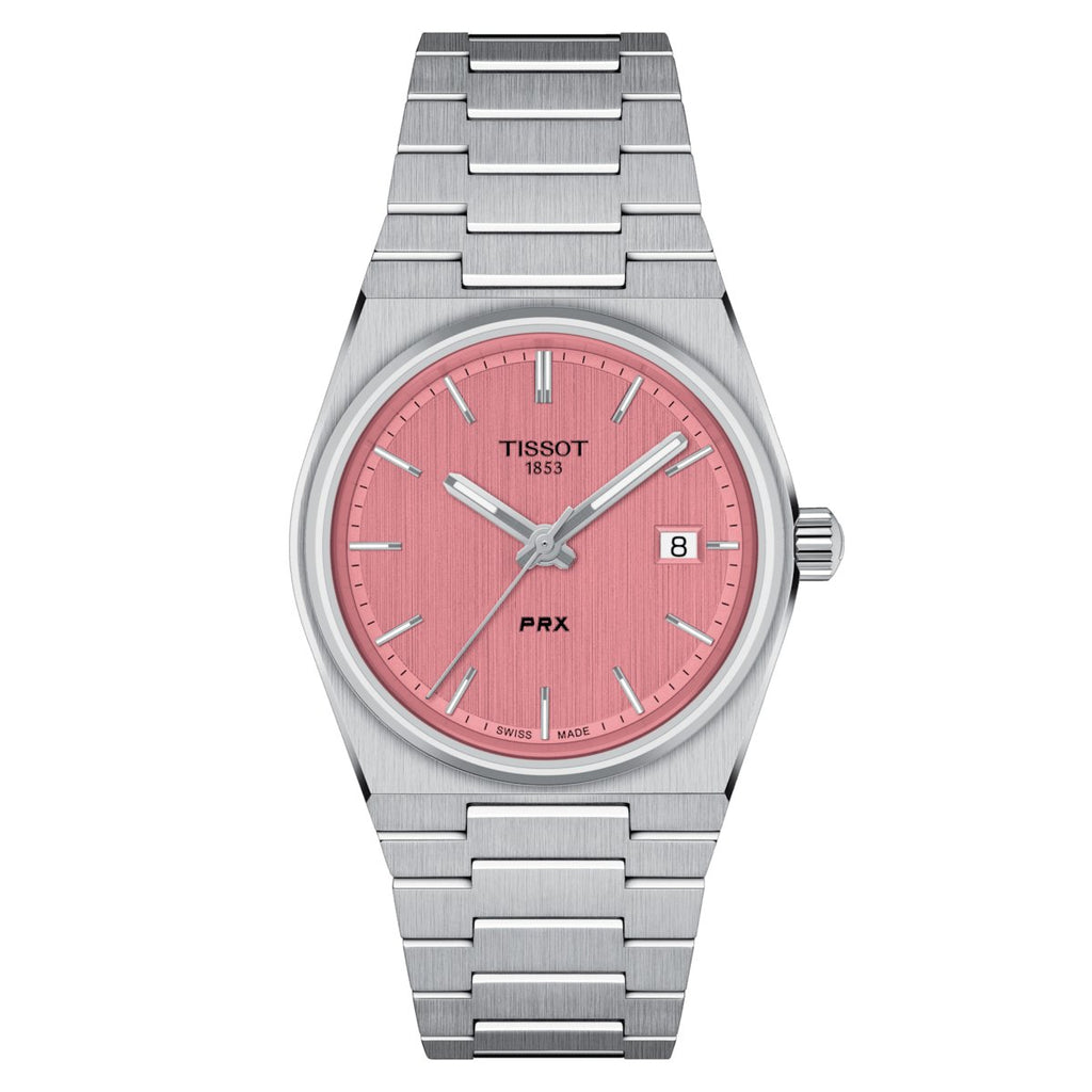 Tissot Prx 35mm Ladies Pink Watch T1372101133100 -korean beauty