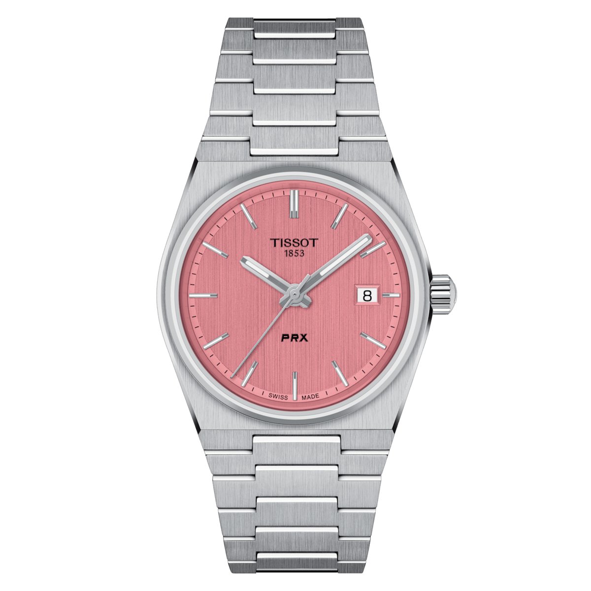 Tissot Prx 35mm Ladies Pink Watch T1372101133100 -korean beauty