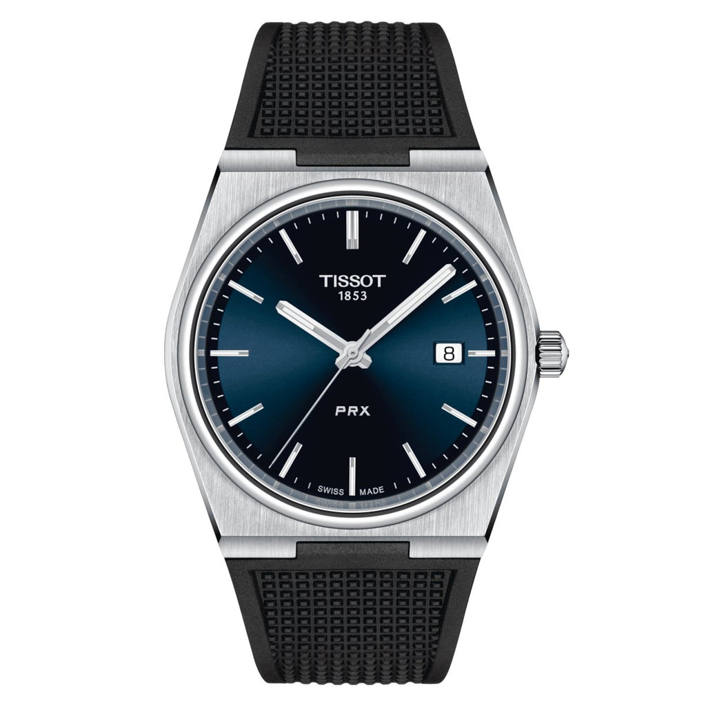 Tissot Prx 40mm Mens Blue Watch T1374101704100 -korean beauty