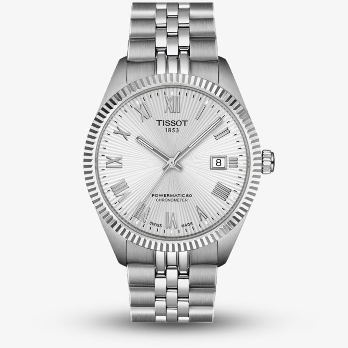 Tissot Ballade Powermatic 80 COSC Silver Dial T156.408.11.033.00 -korean beauty
