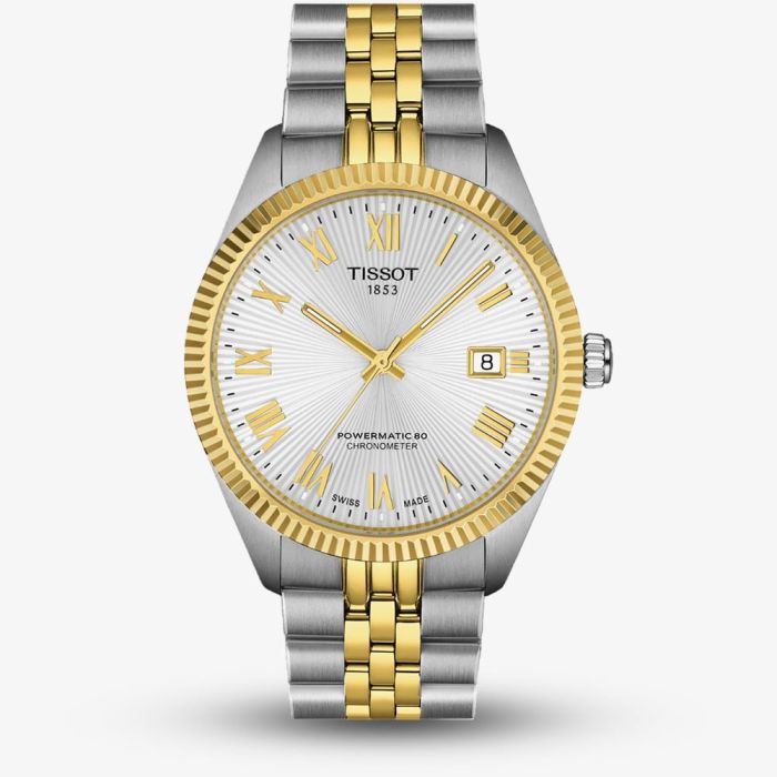Tissot Ballade Powermatic 80 COSC Two-Tone Silver T156.408.22.033.00 -korean beauty