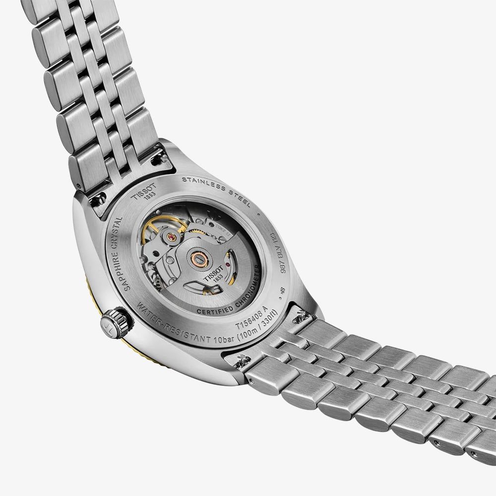 Tissot Ballade Powermatic 80 COSC Two-Tone Silver T156.408.22.033.00 -korean beauty