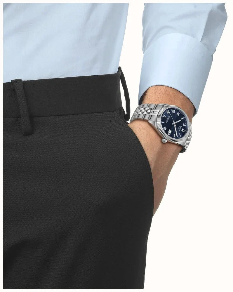 Tissot Ballade Powermatic 80 COSC Blue Dial T156.408.11.043.00 -korean beauty