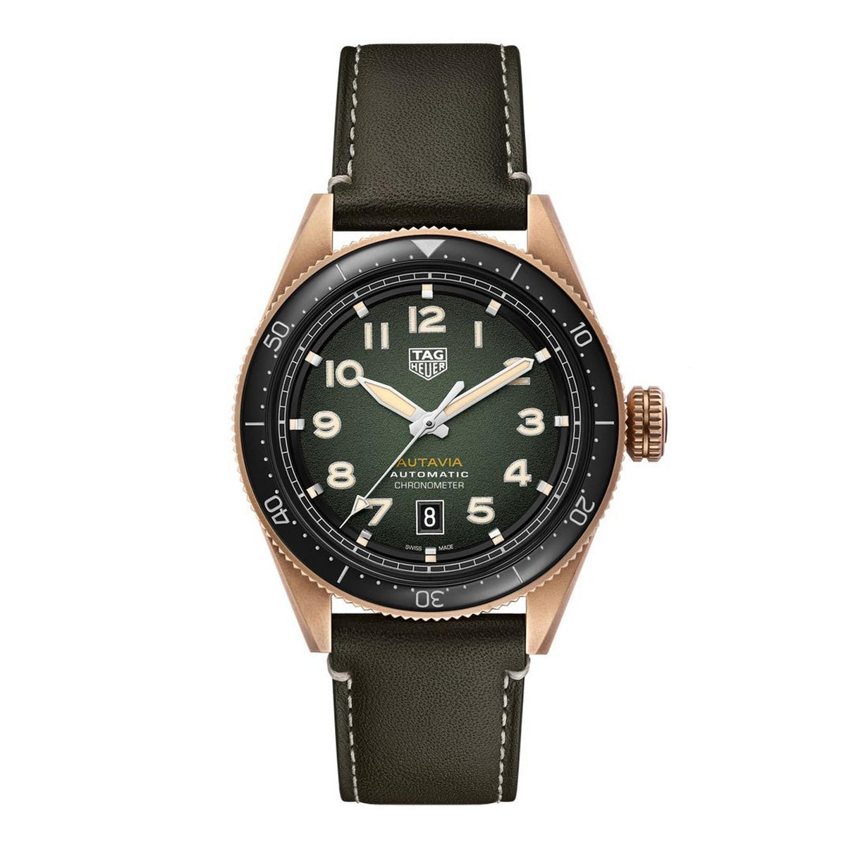 Tag Heuer Autavia Bronze Automatic Chronometer Mens Watch -korean beauty