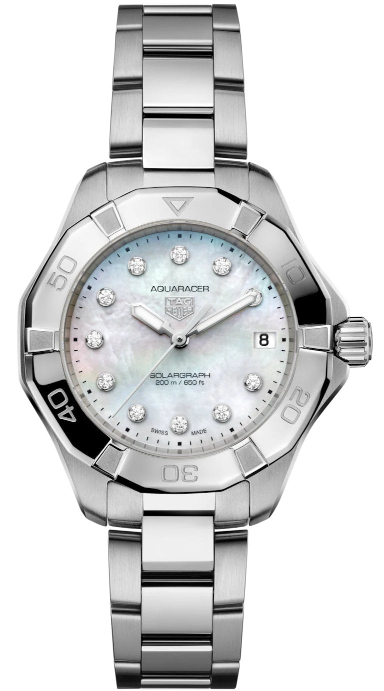 Tag Heuer Watch Aquaracer Professional 200 Solargraph 34 Wbp1313 Ba0005 -korean beauty