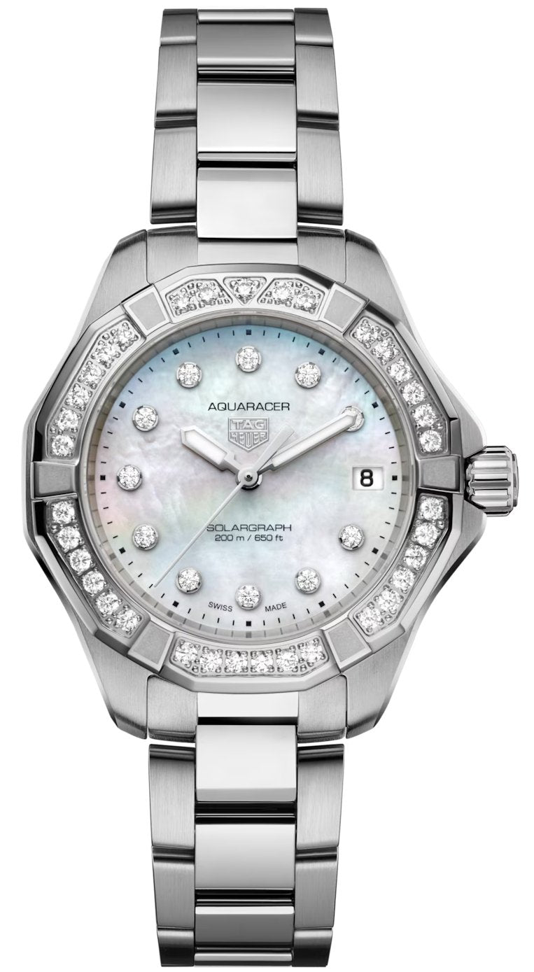 Tag Heuer Watch Aquaracer Professional 200 Solargraph 34 Wbp1314 Ba0005 -korean beauty
