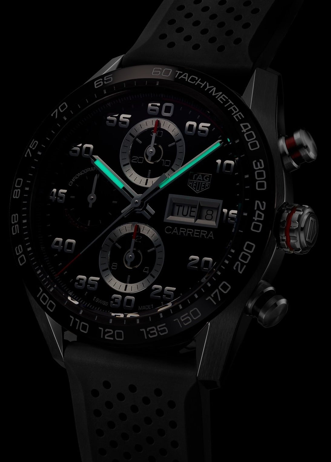 Tag Heuer Watch Carrera Automatic Chronograph Cbn2a1aa Ft6228 -korean beauty