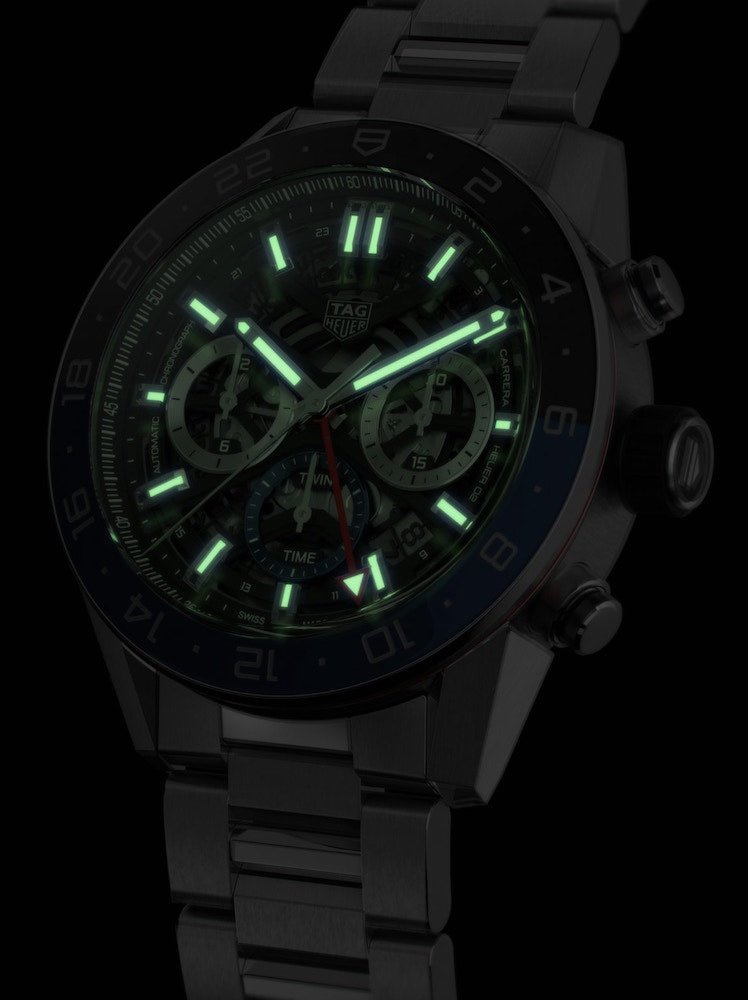 Tag Heuer Watch Carrera Chronograph Gmt Cbg2a1z Ba0658 -korean beauty