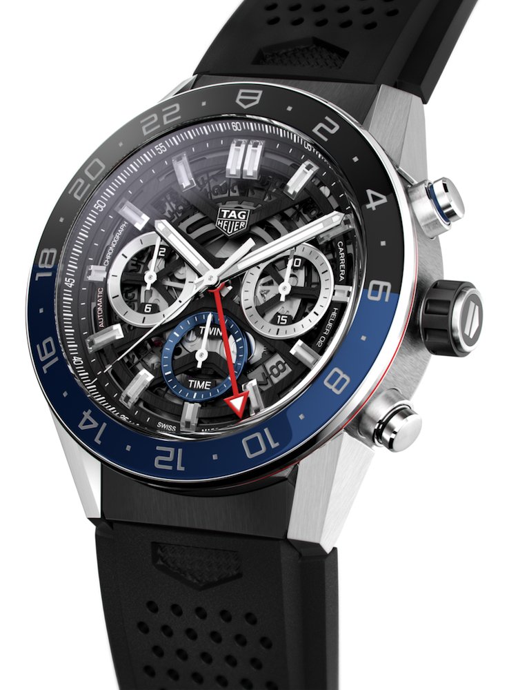 Tag Heuer Watch Carrera Chronograph Gmt Cbg2a1z Ft6157 -korean beauty
