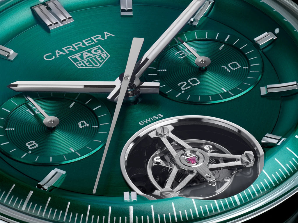 Tag Heuer Watch Carrera Chronograph Tourbillon Cbs5011 Fc6566 -korean beauty