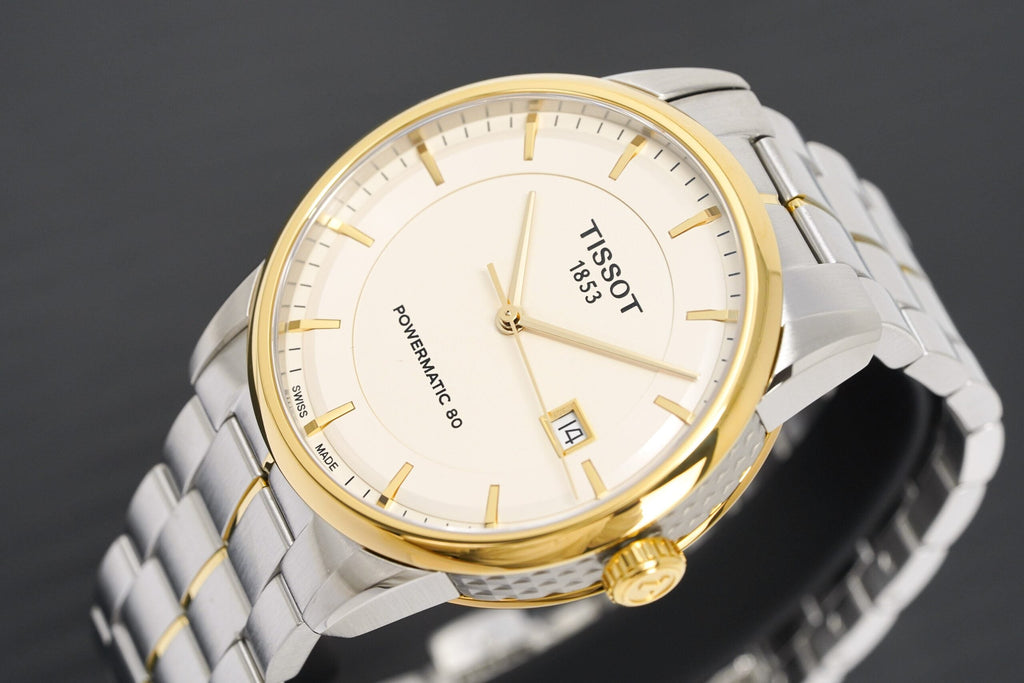 Tissot Mens Luxury Powermatic 80 Date Automatic Watch T0864072226100 -korean beauty