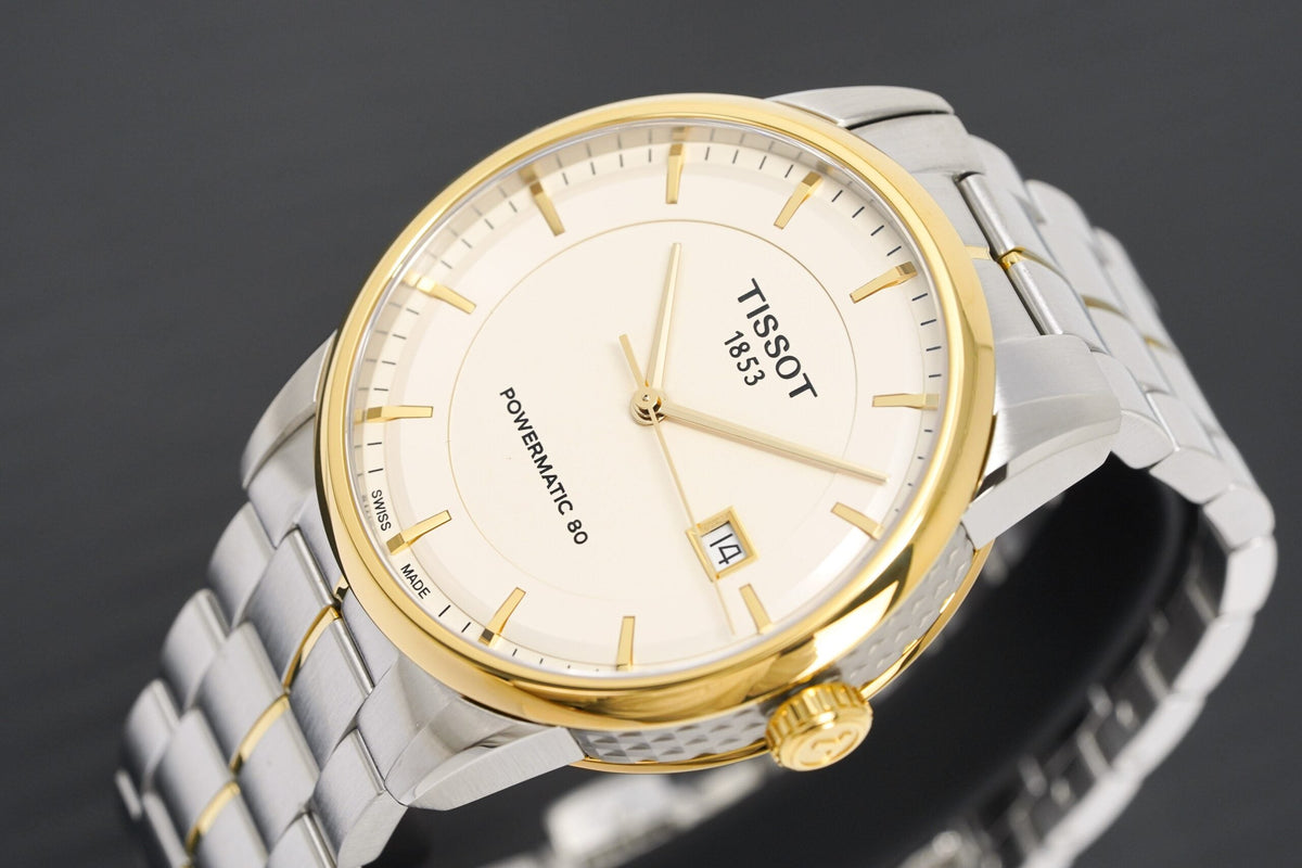 Tissot Mens Luxury Powermatic 80 Date Automatic Watch T0864072226100 -korean beauty
