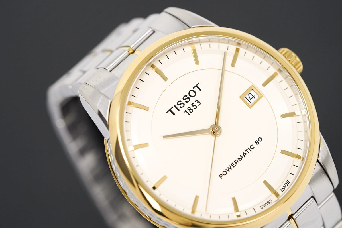 Tissot Mens Luxury Powermatic 80 Date Automatic Watch T0864072226100 -korean beauty