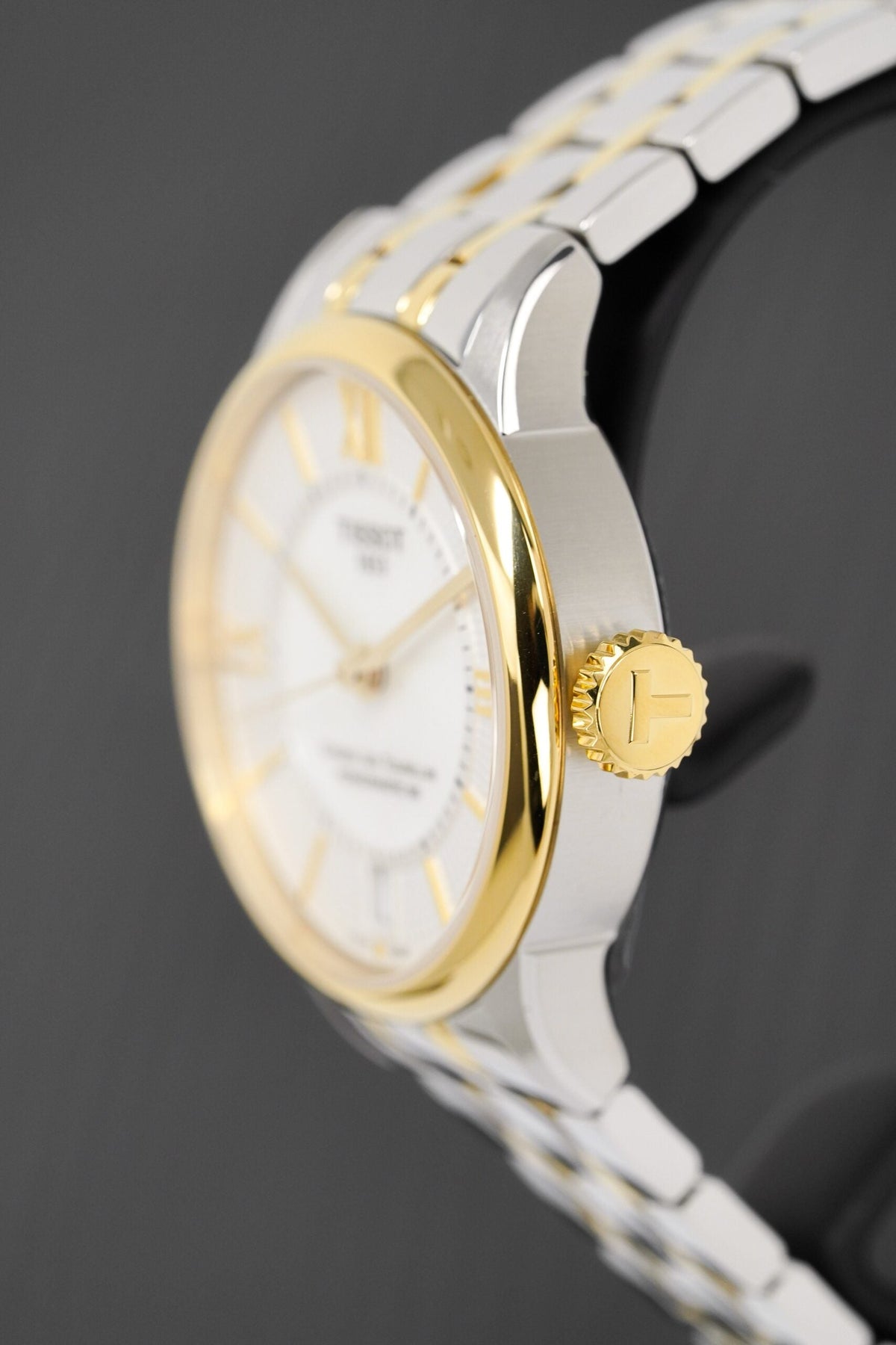 Tissot Ladies Automatic Watch Chemin Des Tourelles Powermatic 80 Two Tone T0992072211800 -korean beauty