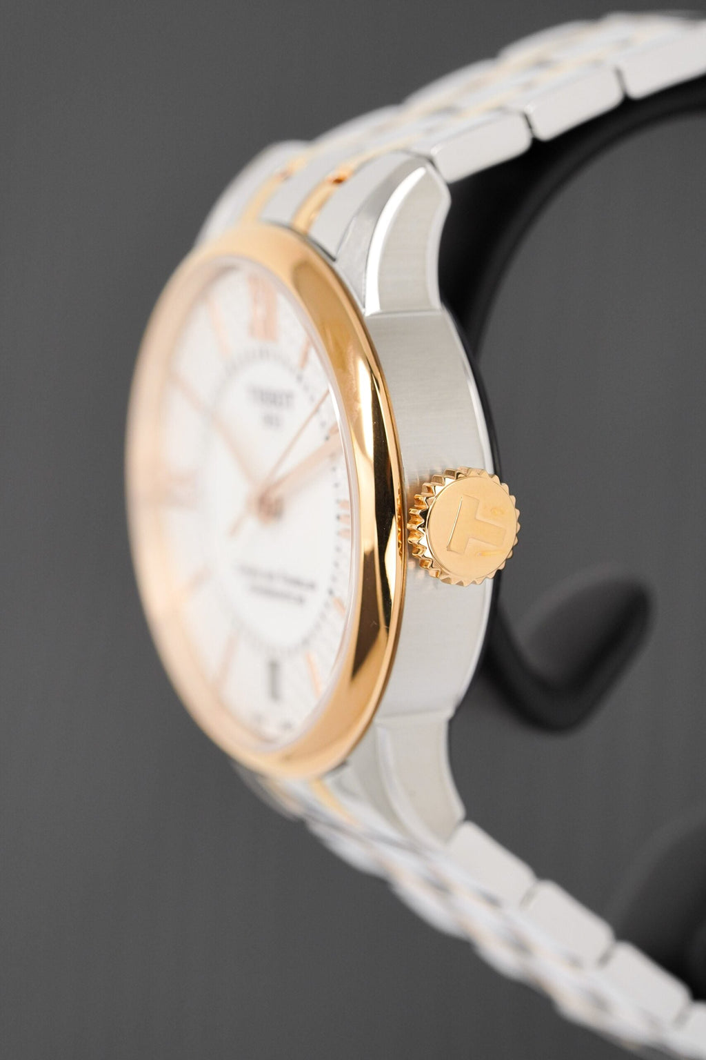 Tissot Ladies Automatic Watch Chemin Des Tourelles Powermatic 80 Two Tone Rose Helvetic Pride Special Edition T0992072211801 -korean beauty