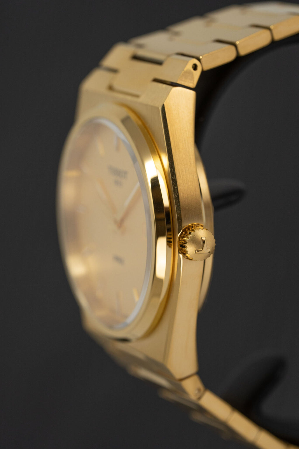 Tissot Mens Watch Prx Yellow Gold T1374103302100 -korean beauty