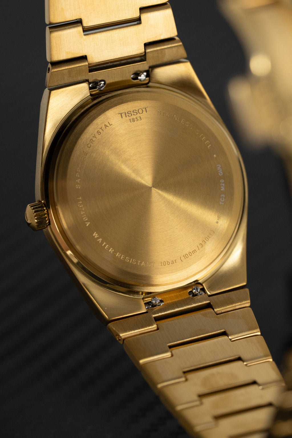 Tissot Mens Watch Prx Yellow Gold T1374103302100 -korean beauty