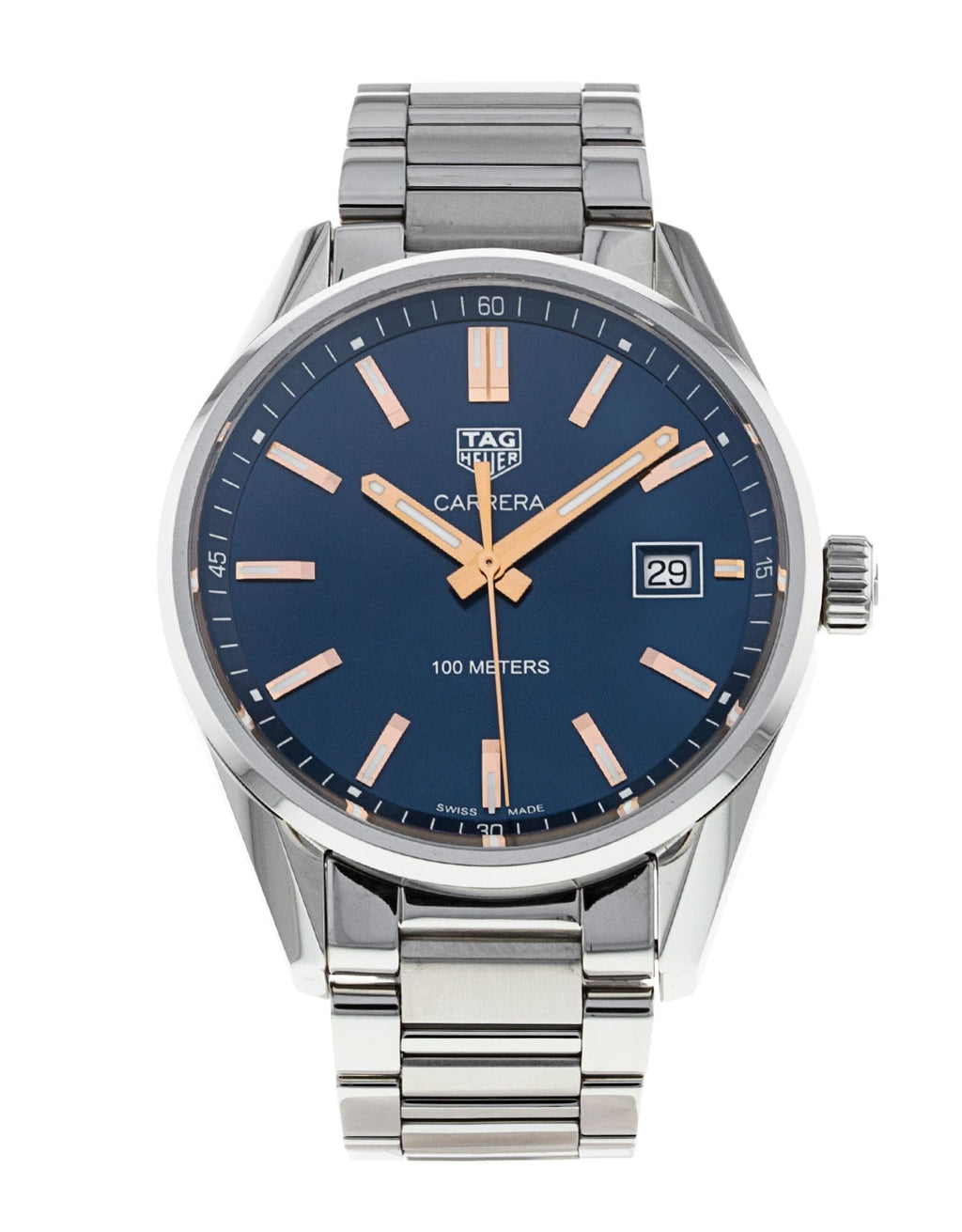 Tag Heuer Carrera Quartz Silver Dial Watch For Women War1112 Ba0601 -korean beauty