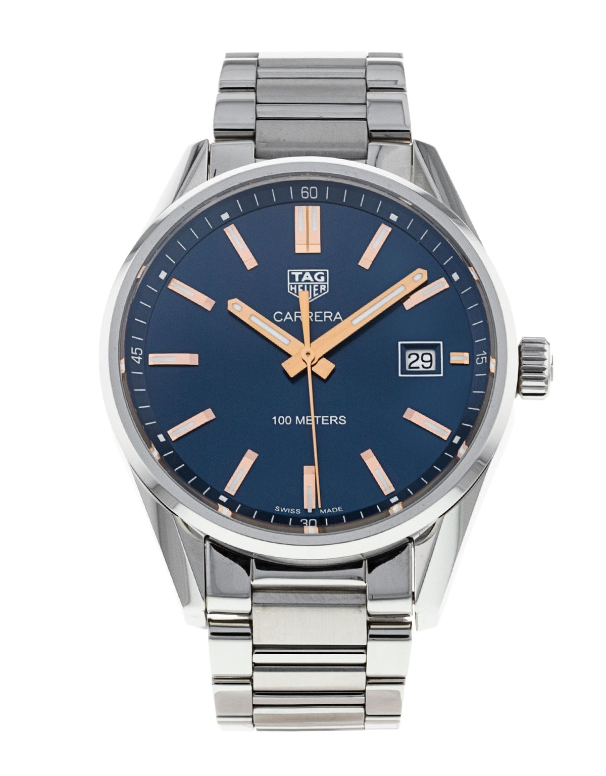 Tag Heuer Carrera Quartz Silver Dial Watch For Women War1112 Ba0601 -korean beauty