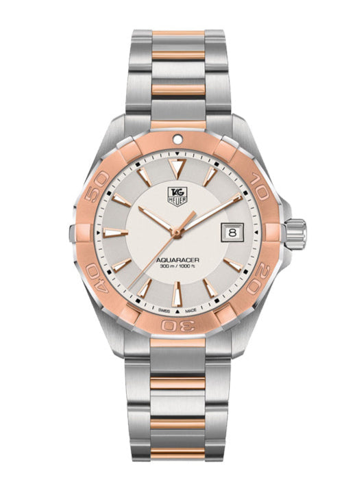 Tag Heuer Aquaracer White Dial Watch For Men Way1150 Bd0911 -korean beauty