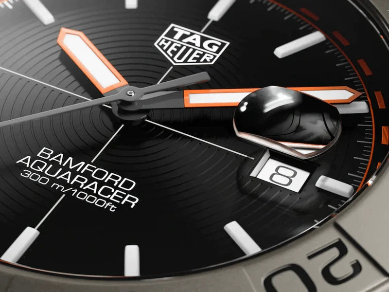 TAg Heuer Aquaracer Carbon 41mm Calibre 5 Automatic Mens Watch -korean beauty