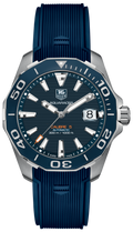 Tag Heuer Aquaracer Blue Dial Watch For Men Way211c Ft6155 -korean beauty