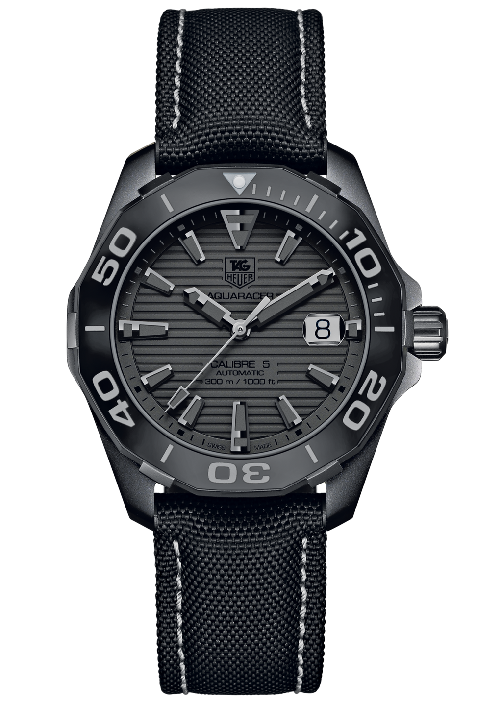 Tag Heuer Aquaracer Black Dial Watch For Men Way218b Fc6364 -korean beauty