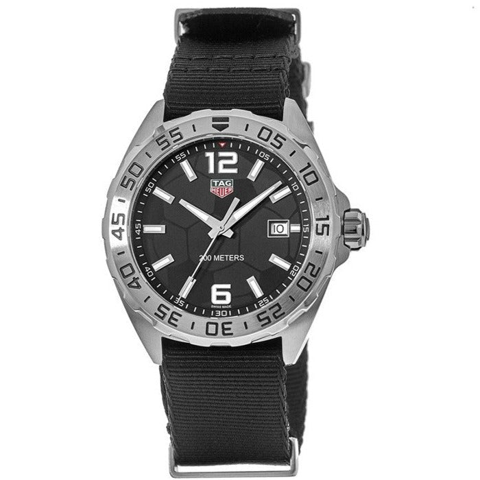 Tag Heuer Formula 1 Quartz Black Dial Black Nato Strap Watch For Men Waz1015 Fc8198 -korean beauty
