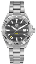 Tag Heuer Aquaracer Calibre 5 Grey Dial Silver Steel Strap Watch For Men Wbd2113 Ba0928 -korean beauty