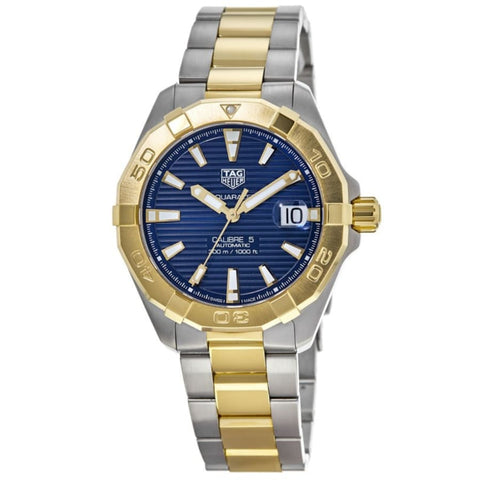 Tag Heuer Aquaracer Calibre 5 Blue Dial Two Tone Steel Strap Watch For Women Wbd2120 Bb0930 -korean beauty
