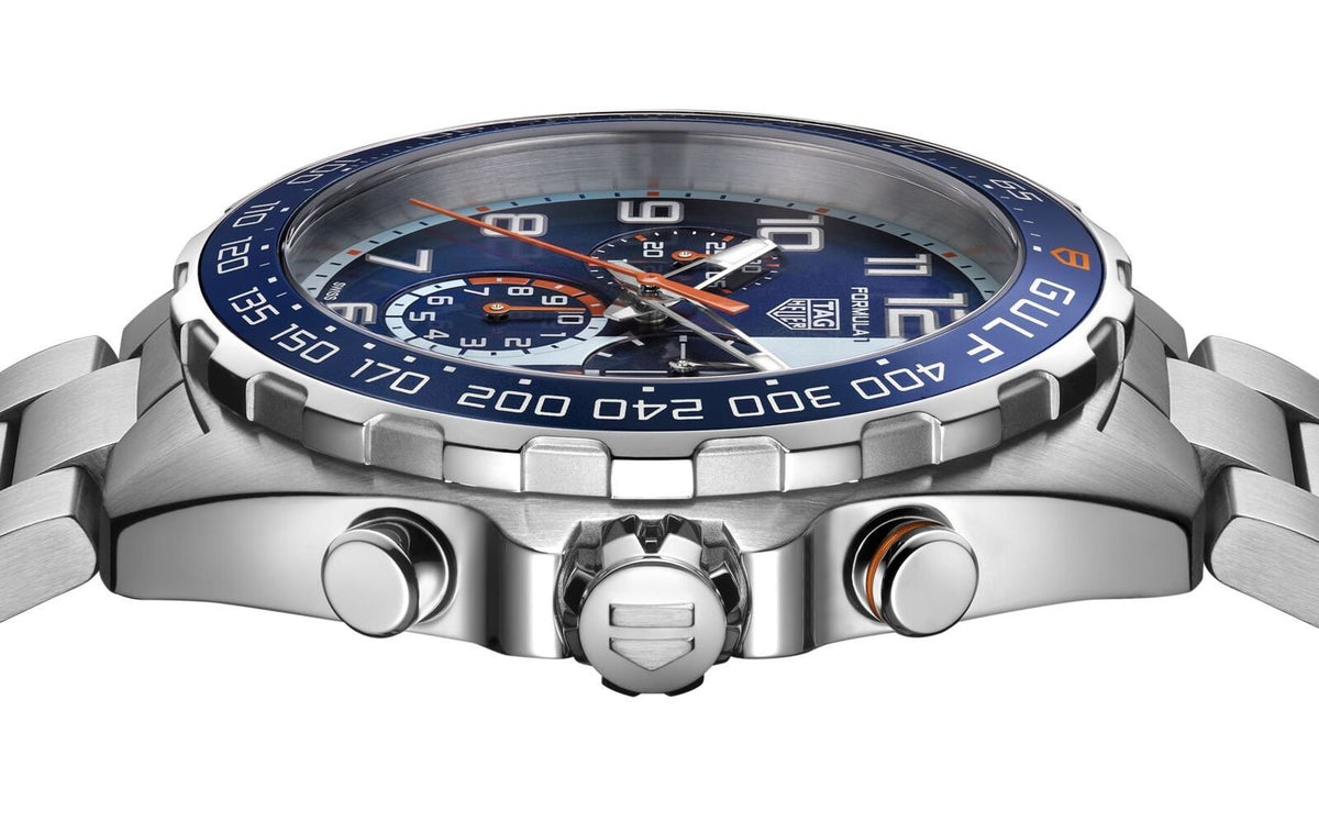 Tag Heuer Watch Formula 1 Chronograph Gulf Caz101at Ba0842 -korean beauty