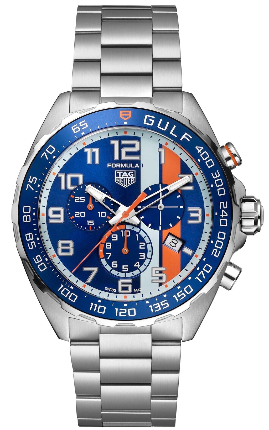 Tag Heuer Watch Formula 1 Chronograph Gulf Caz101at Ba0842 -korean beauty