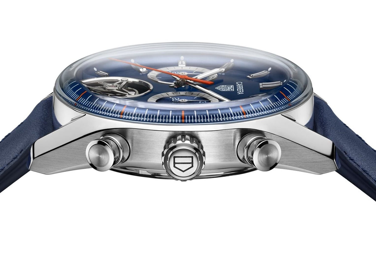 Tag Heuer Watch Carrera Chronograph Tourbillon Cbs5010 Fc6543 -korean beauty