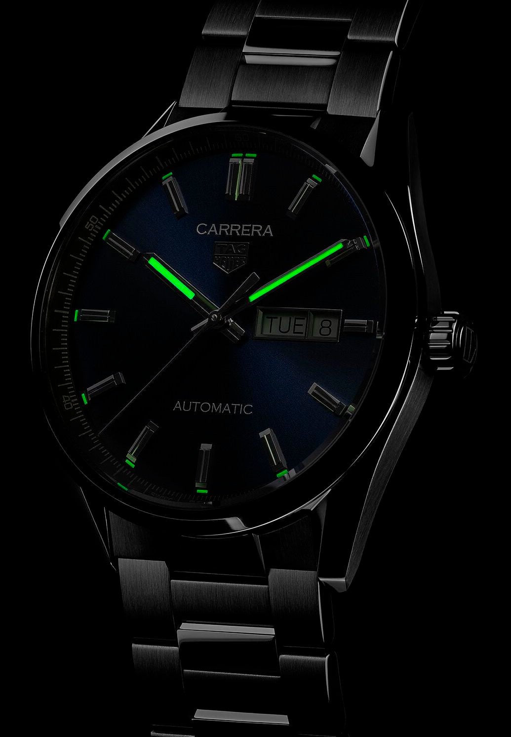 Tag Heuer Watch Carrera Calibre 5 Automatic Mens Wbn2012 Ba0640 -korean beauty