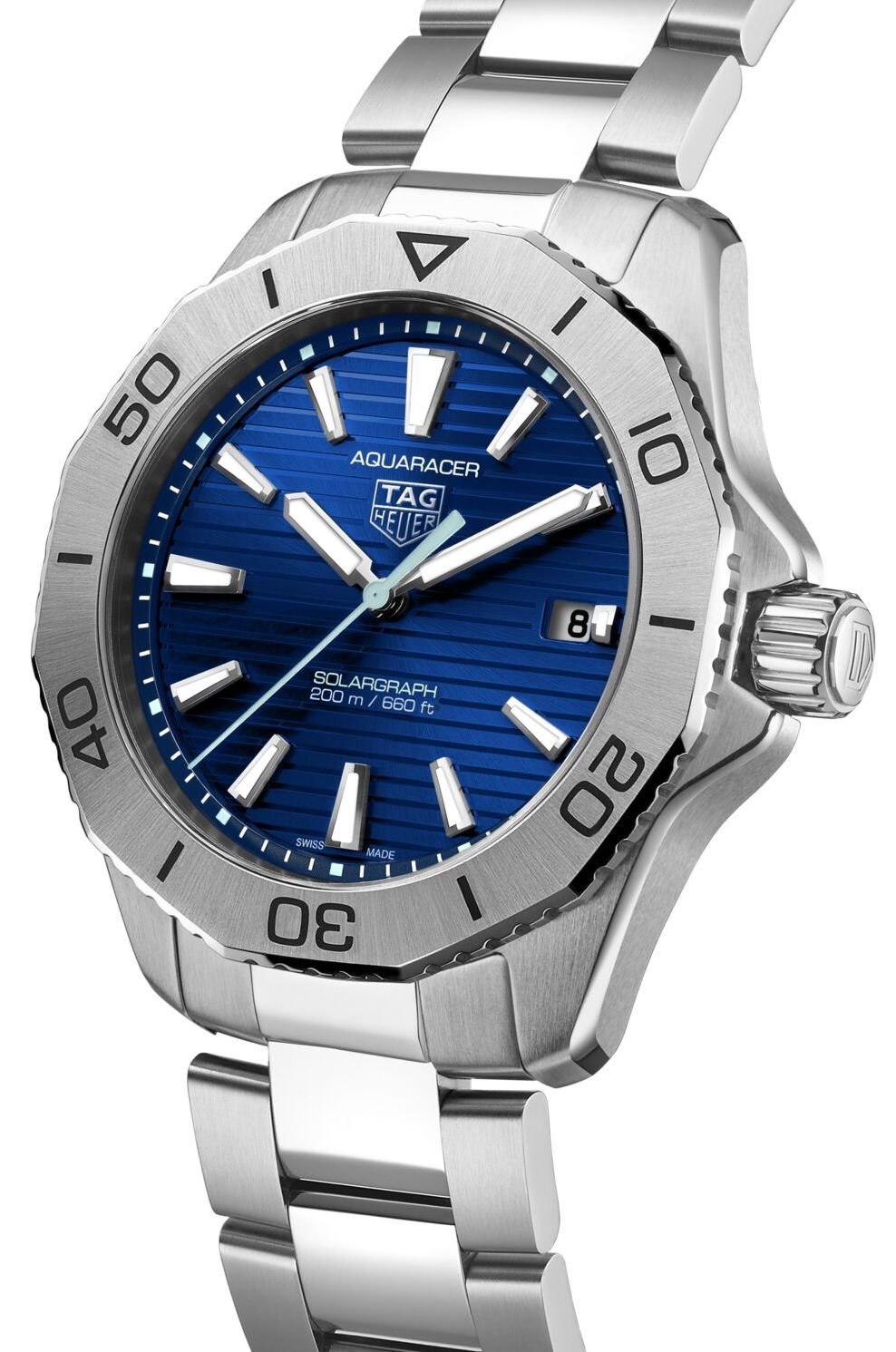 Tag Heuer Watch Aquaracer Professional 200 Solargraph Blue Wbp1113 Ba0000 -korean beauty